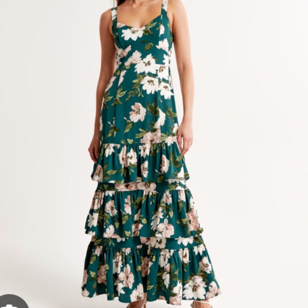 Drama Ruffle Tiered Maxi Dress